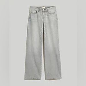 Madewell low-rise superwide-leg jeans in heywood wash size 25